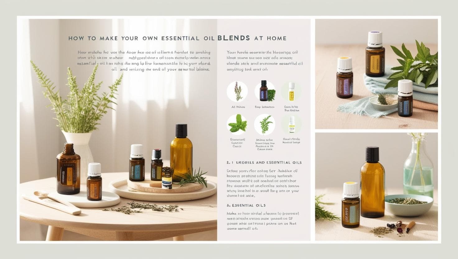 How to Make Your Own Essential Oil Blends at Home